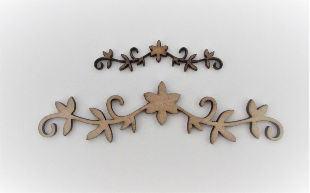 49310 - ARABESCO FLOR NO GALHO 11X3 MDF 3MM